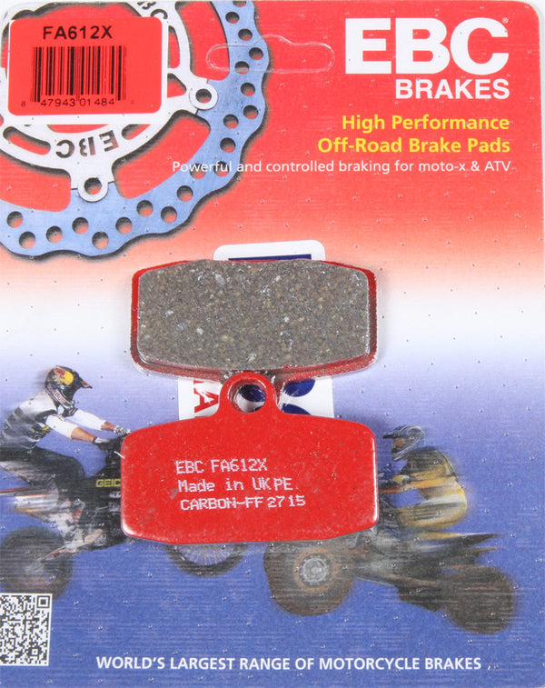 BRAKE PADS FA612X CARBON X SERIES