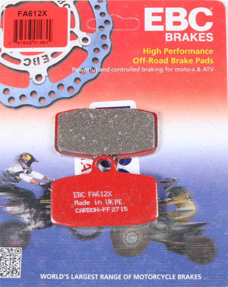 BRAKE PADS FA612X CARBON X SERIES