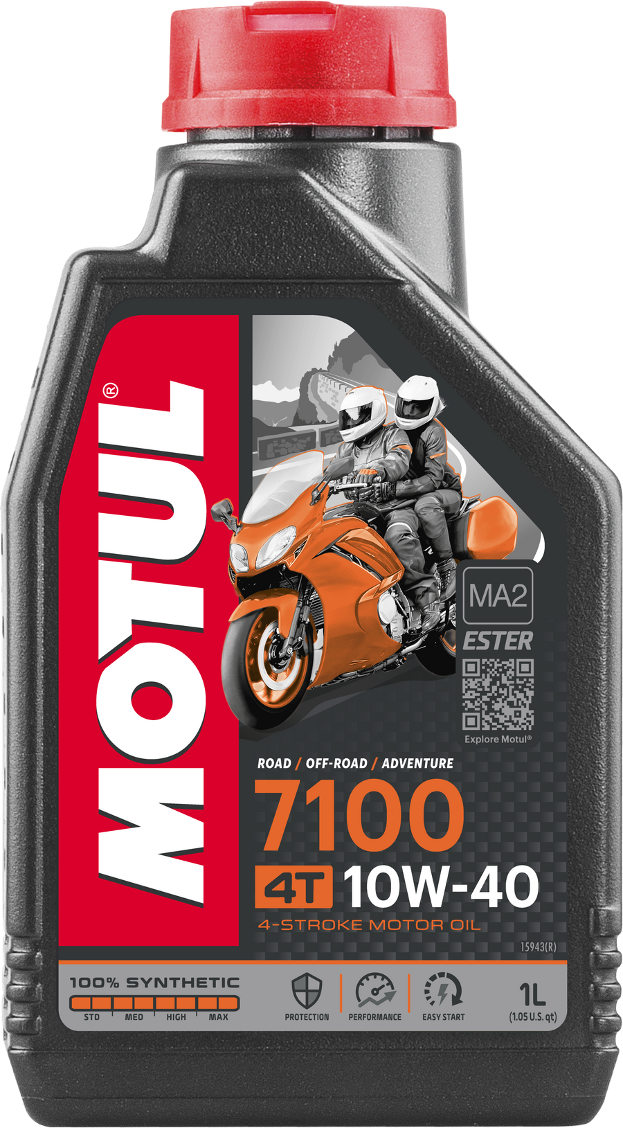 7100 SYNTHETIC OIL 10W40 1L 12/CASE