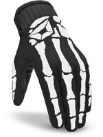 STD ISU BONE GLV BLK/WHT