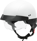 HH-75 HALF HELMET WHITE