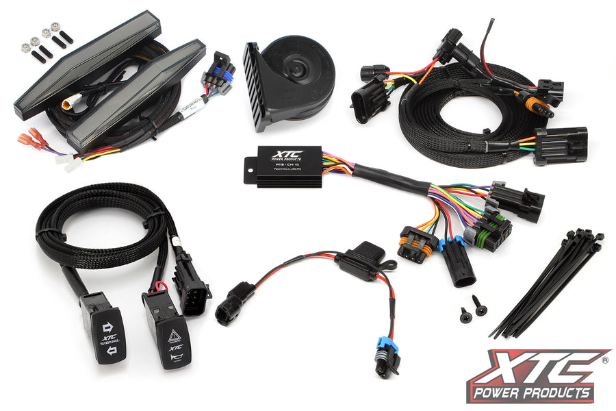 AUTO TURN SIGNAL KIT W/ HORN AND FRONT DRL LIGHTS CAN