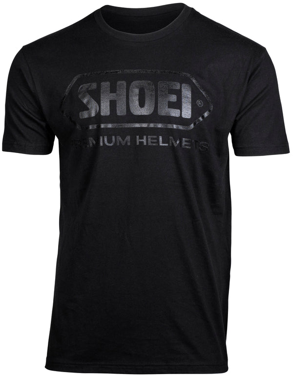 SHOEI TEE BLACK BLACK