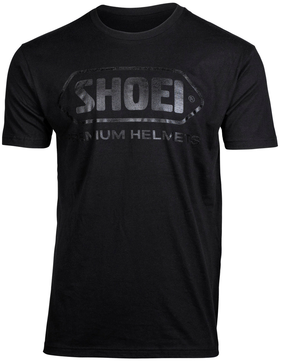 SHOEI TEE BLACK BLACK