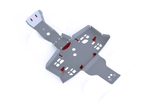 ALLOY CENTRAL SKID PLATE HON | 2444.2110.1