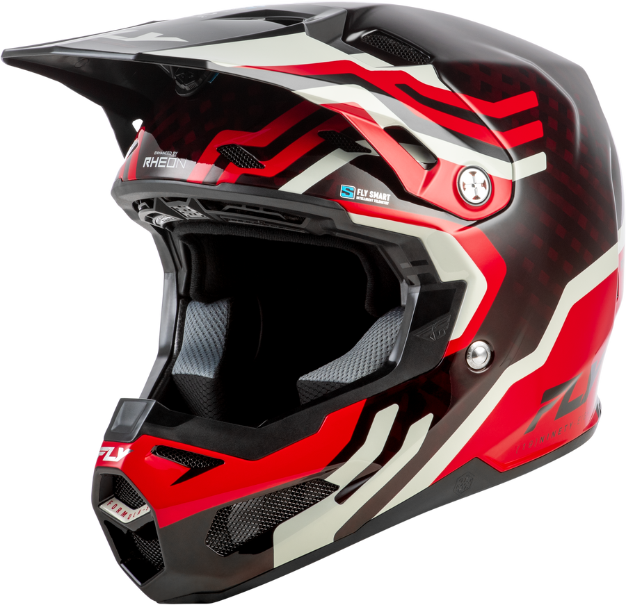 FORMULA S CARBON BYTE HELMET RED CARBON/RED/GREY XS
