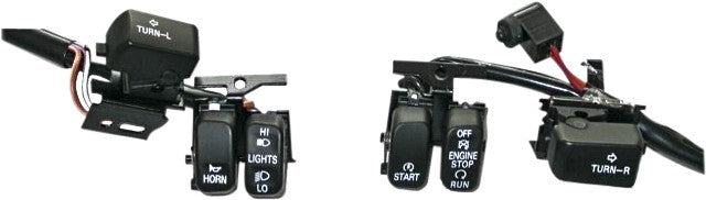 HBAR SWITCH KIT BLK/WHT LETTRS 1996-06 W/OUT CRUISE CNTRL | 370300
