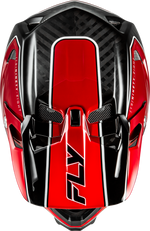 WERX-R FLOW CARBON HELMET BLACK CARBON/RED MD