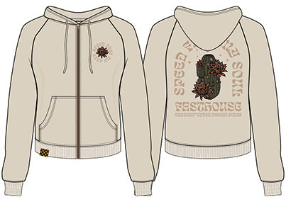 WM DSRT STR HOODZP CHALK