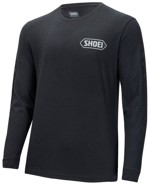 SHOEI CORP LOGO LS T BKGU