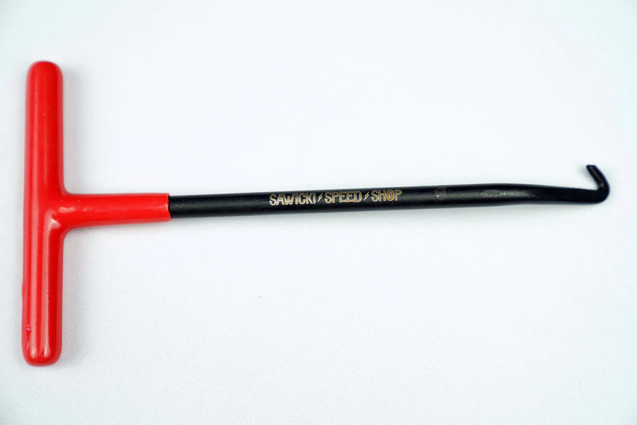 PIPE SPRING PULLER SAWICKI SPEED LOGO  RED HANDLE