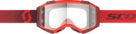 FURY GOGGLE RED CLEAR WORKS