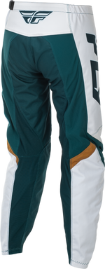 WOMEN'S F-16 PANTS TEAL/WHITE/GOLD SZ 00/02