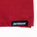 DIE HAPPY LS TEE CARDINAL