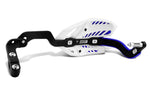 CRM WRAP AROUND HANDGUARDS 1-1/8" CLAMP - WHITE/BLUE
