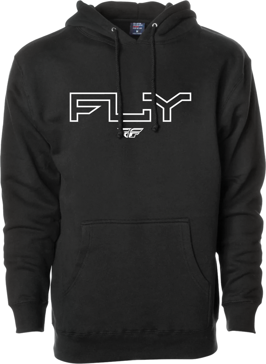 FLY EDGE HOODIE BLACK MD