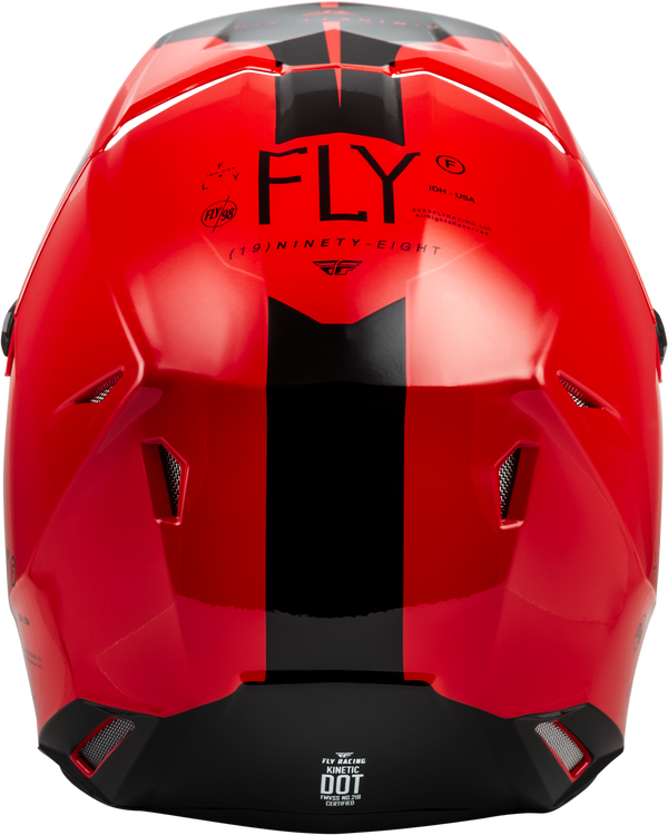 KINETIC LITE RIVAL HELMET GLOSS RED/BLACK