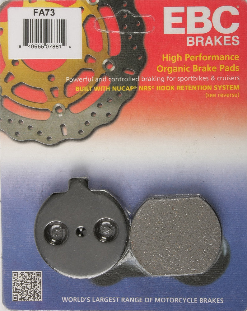 BRAKE PADS FA73 ORGANIC