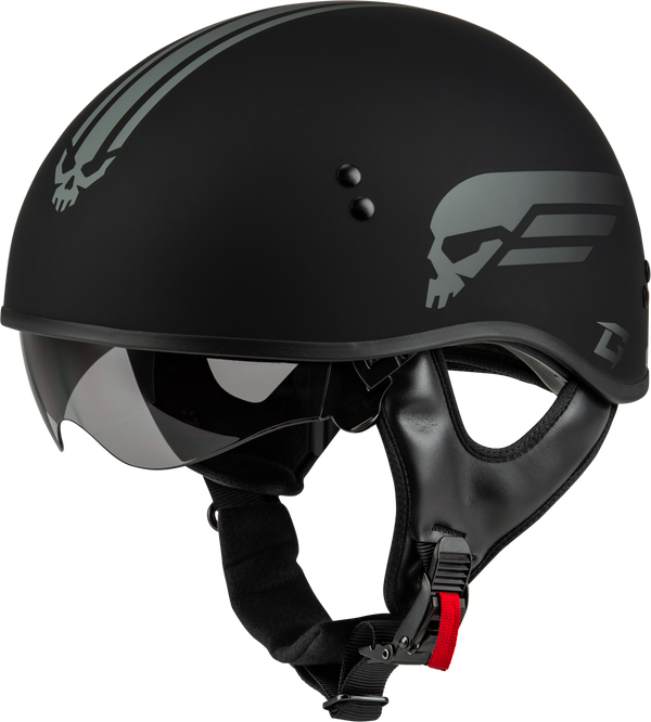 HH-65 RETRIBUTION HELMET MATTE BLACK/SILVER