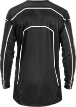 YOUTH RAYCE BICYCLE JERSEY BLACK/WHITE YL
