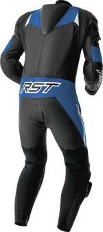 TRACTECH EVO D3O SUIT BLK/BLU LEATHER