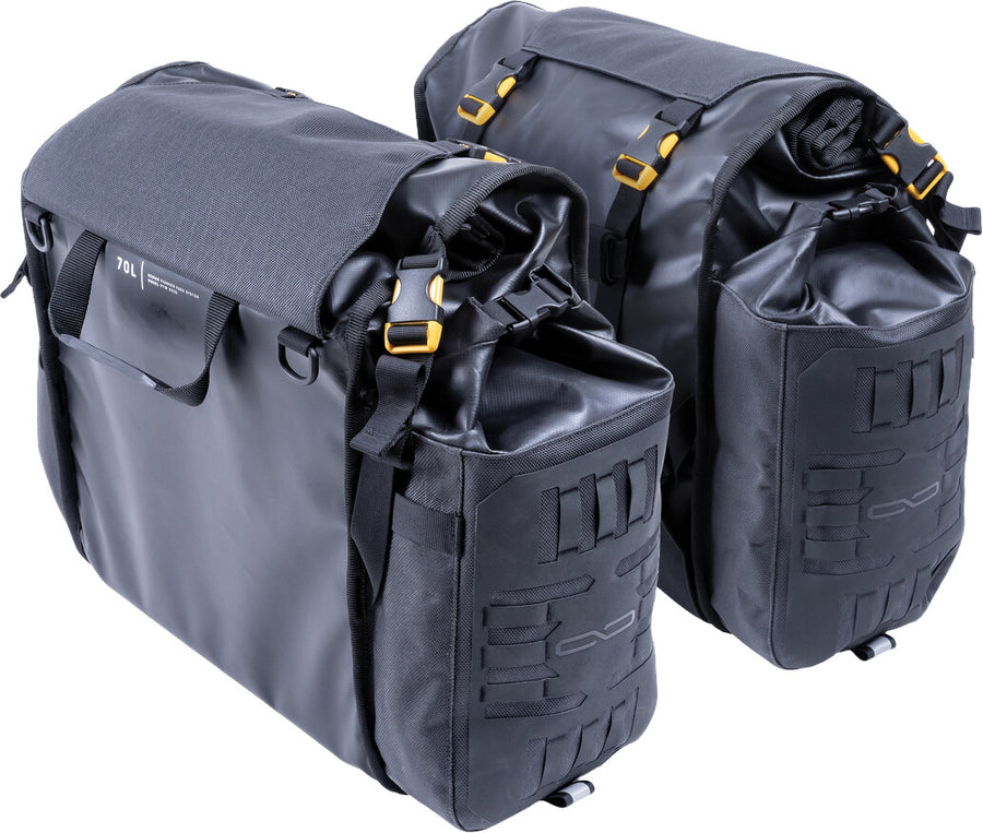 ROUND THE WORLD PANNIERS 90L BLACK | RTW25-B