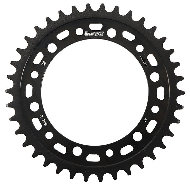 REAR EDGE SPROCKET STEEL 38T-520 BLK HON | RFA-8462-38-BLK