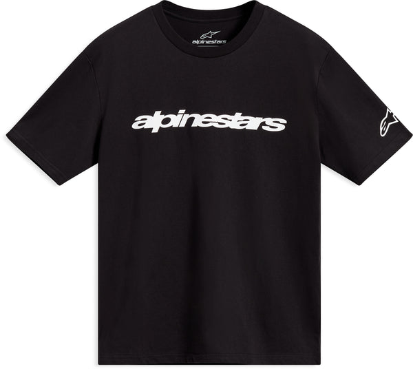 RACE WORDMARK SS CSF TEE BLACK/WHITE