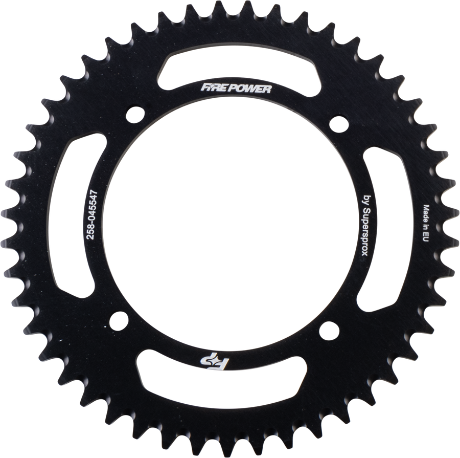 REAR SPROCKET ALUMINUM 47T BLK | FPA-455-47-BLK