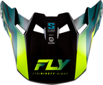 FORMULA S CARBON BYTE VISOR BLACK CARBON/TEAL/LIME