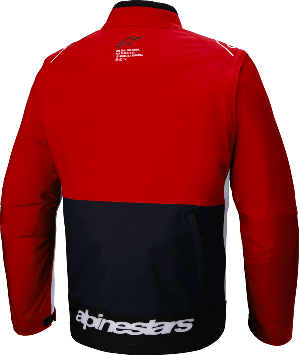 LITE-DURA SOFTSHELL JACKET BLACK/BRIGHT RED/WHITE