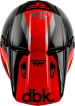 KINETIC DBK HELMET BLACK/RED/GREY