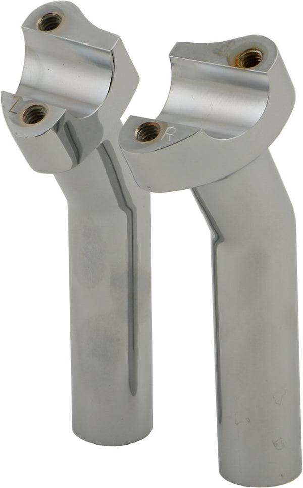 H-BAR RISERS 5.5" PULLBACK CHROME