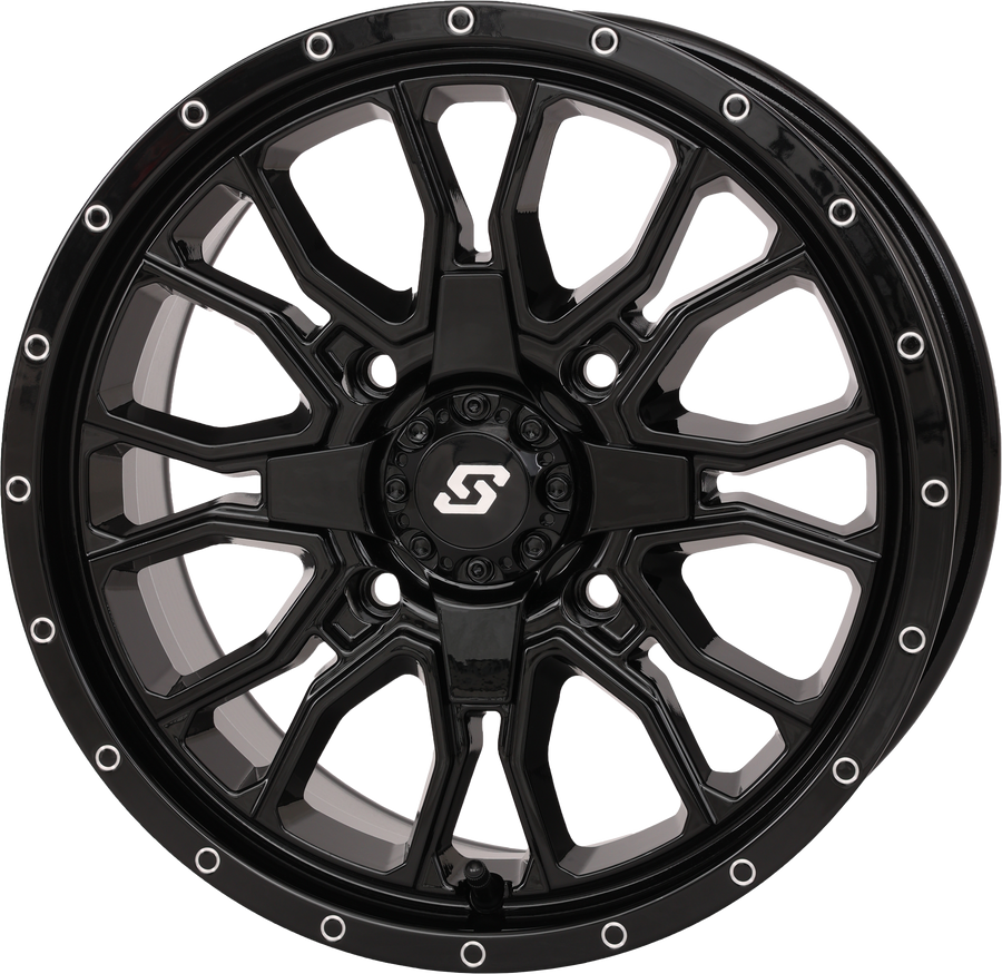 FUSION DD WHEEL  15X7 5+2 4/137 & 4/156 GLOSS BLACK | 570-9129