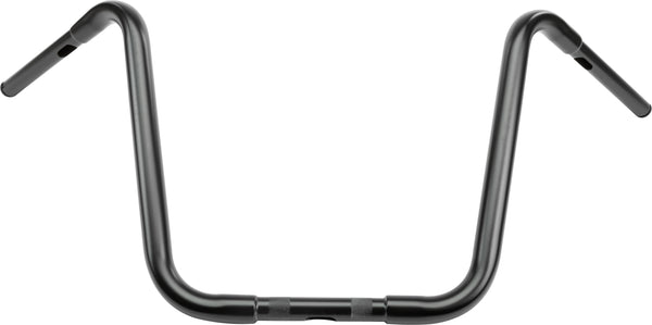 1.25" APE-HANGER 16" SATIN BLACK TBW | 96784