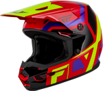 KINETIC SCRAP HELMET RED/HI-VIS/PURPLE/BLACK