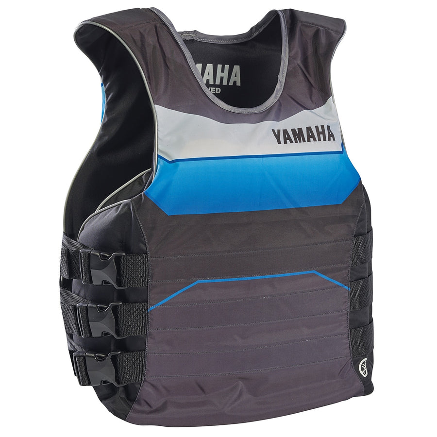 Yamaha 20VSE Nylon Side-Entry PFD - Adult - Black/Gray/Blue