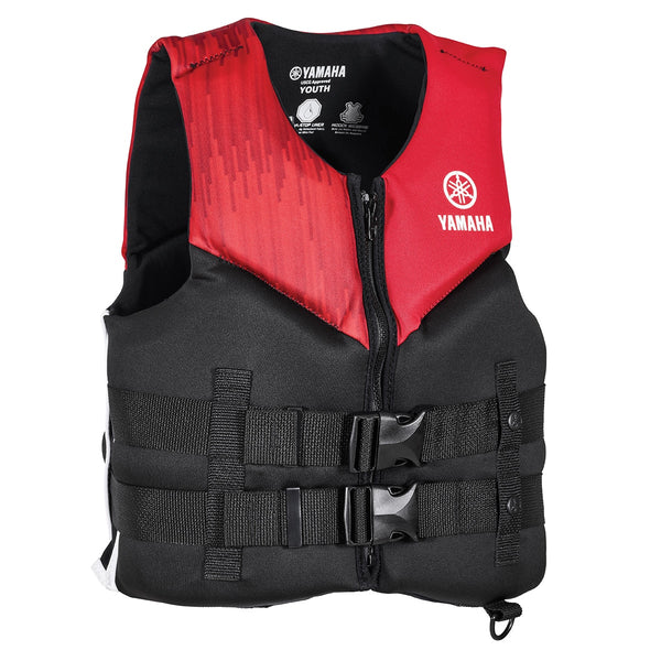 Yamaha 21VNE Neoprene 2-Buckle PFD - Youth - Red/Black/White