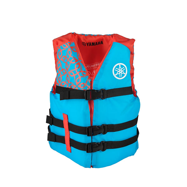 Yamaha 22V3B Value Nylon PFD - Youth - Orange/Blue