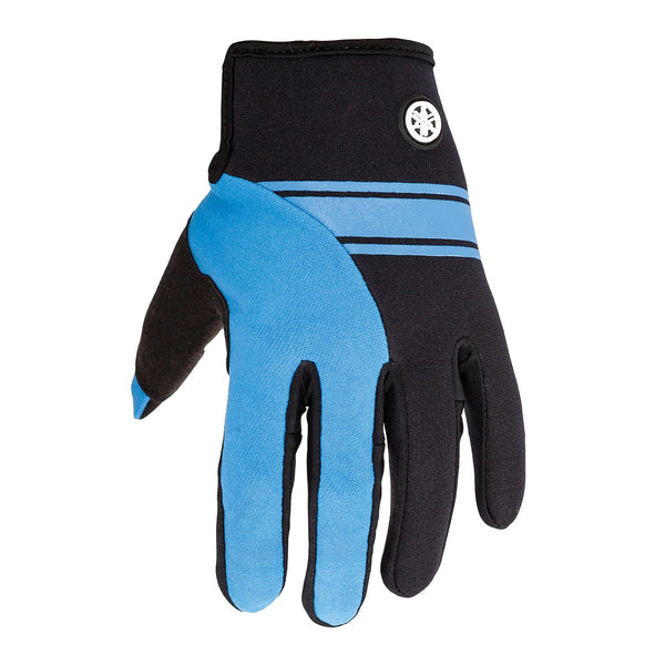 Yamaha Full-Finger Ride Gloves - Adult - Blue/Black