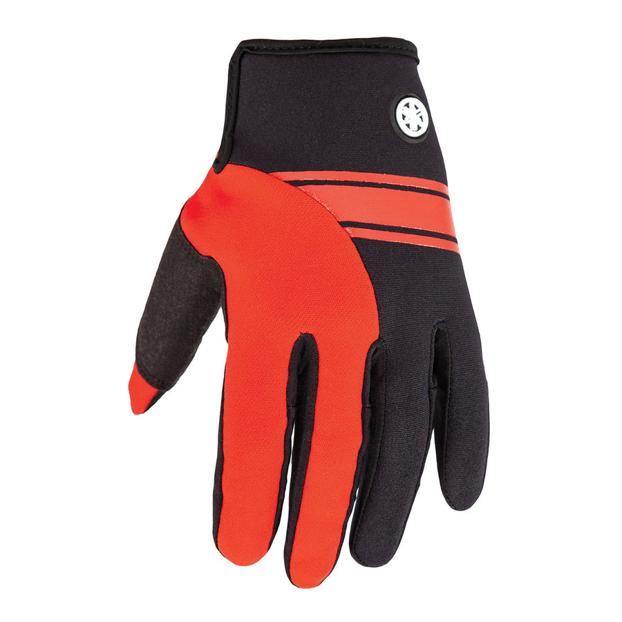 Yamaha Full-Finger Ride Gloves - Adult - Red/Black