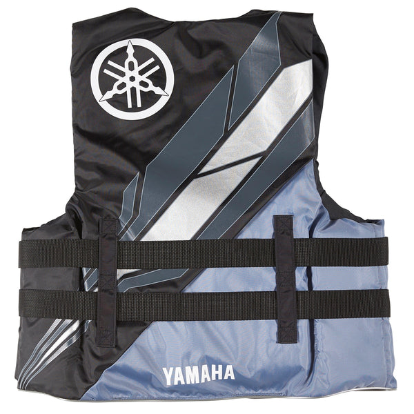 Yamaha Men's Value Nylon 3-Buckle PFD - Black/Gray