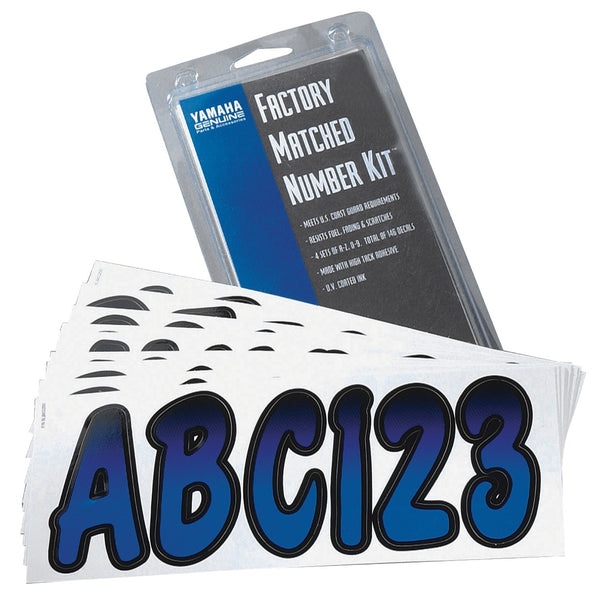 Yamaha Multi-Color Registration Kits - Blue/Black MAR-BLBKG-20-65