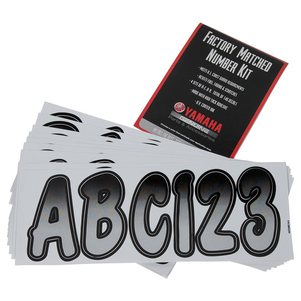 Yamaha Multi-Color Registration Kits - Silver/Black MAR-SIBKG-20-16