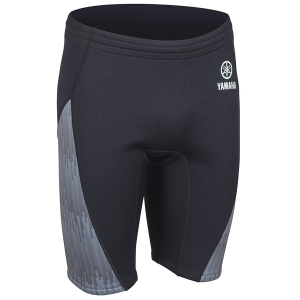 Yamaha Neoprene Ride Shorts - Men's - Black/Gray