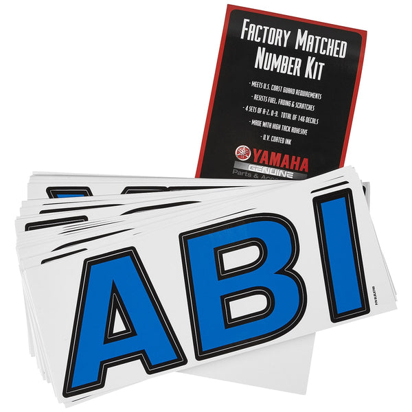 Yamaha Premium Registration Kits - Blue/Black SBT-BLBLK-70-11