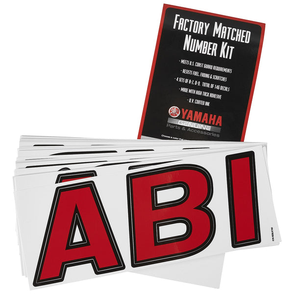 Yamaha Premium Registration Kits - Red/Black SBT-REBLK-70-11