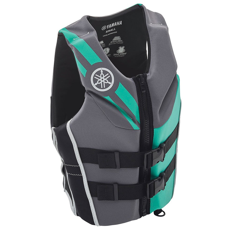 Yamaha Women's Neoprene 2-Buckle PFD - Black/Gray/Teal