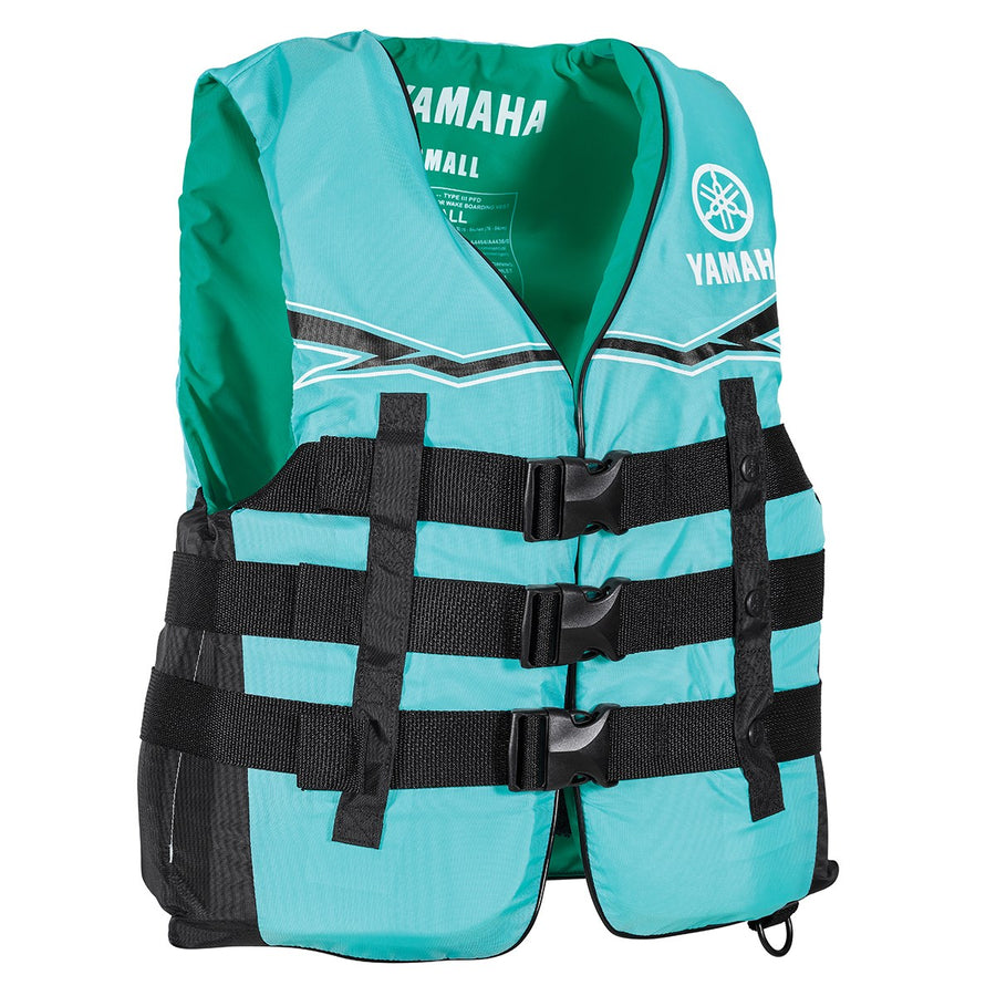 Yamaha Women's Nylon Value 3-Buckle PFD - Blue/Black/White