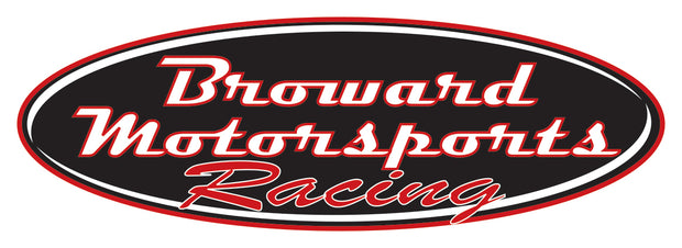 Broward Motorsports Racing 6" Stickers - Broward Motorsports Racing